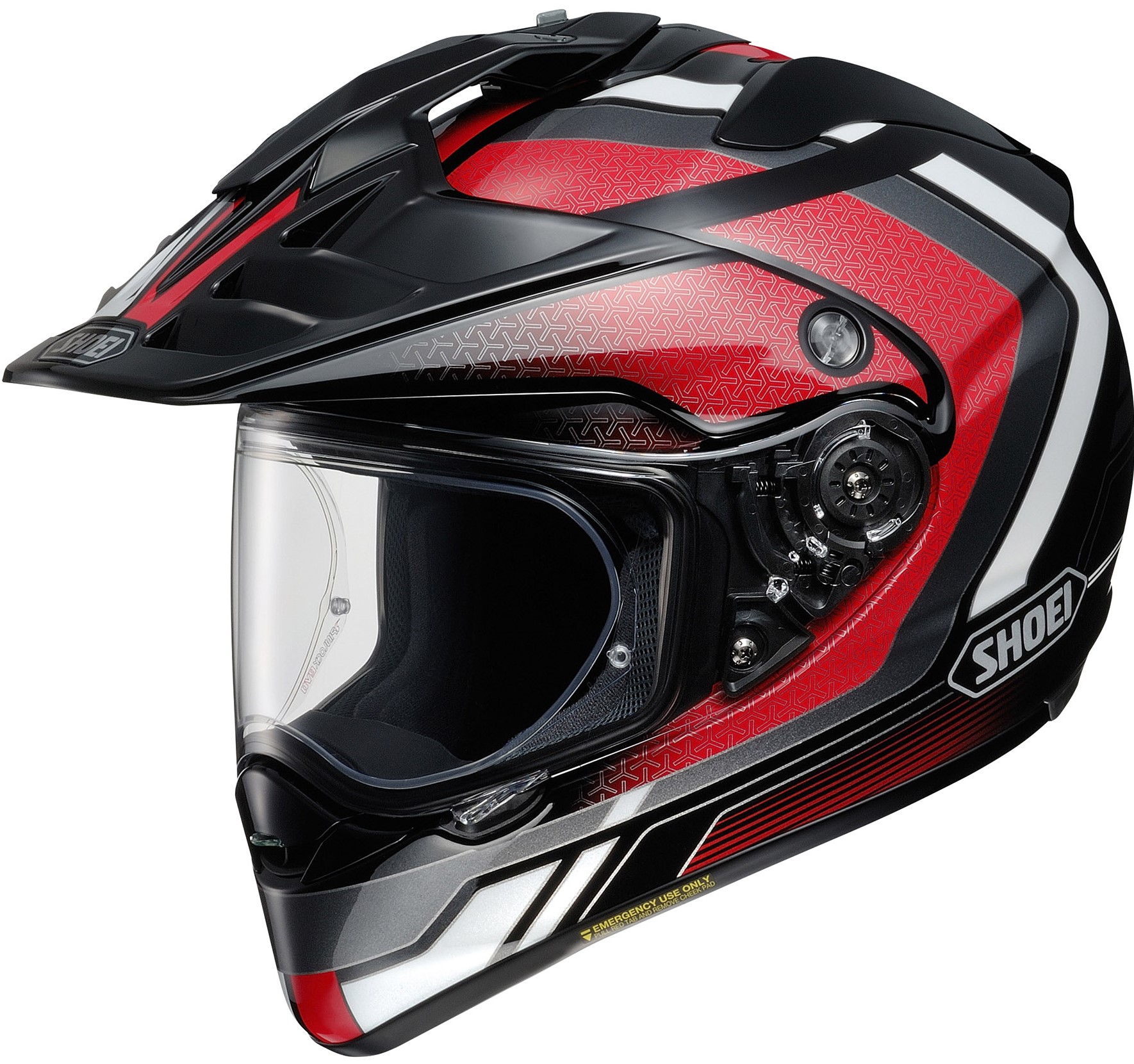 Shoei Hybridhjälm Hornet ADV Sovereign TC-1 Svart/Röd - Lelles