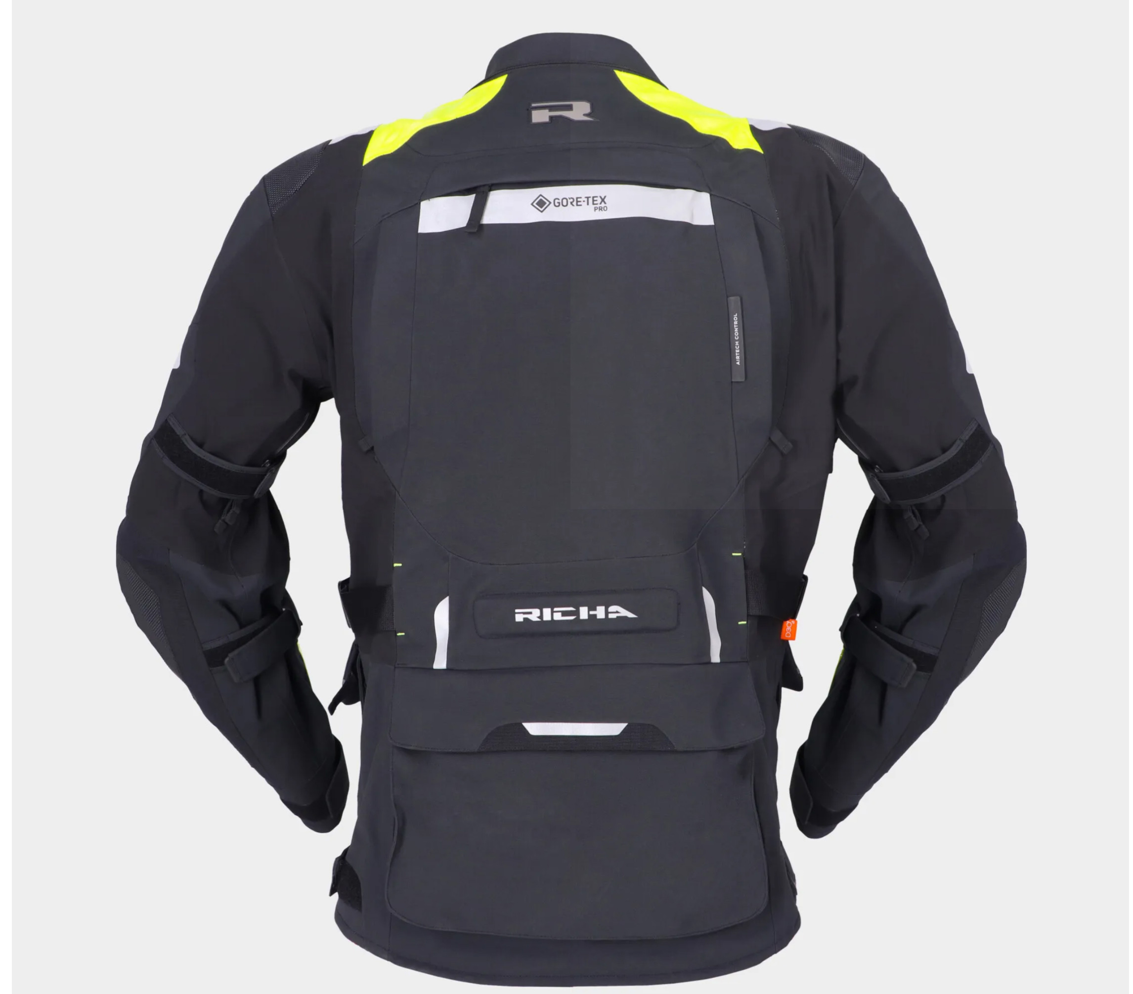 Richa Gore Tex Jacka Armada Pro Svart Fluogul Lelles