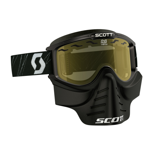 Scott Crossglasögon Vinter 83X Safari Facemask Svart/Gul
