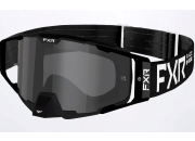 FXR Crossglasögon Combat Svart/Vit - Rökfärgad siktskiva