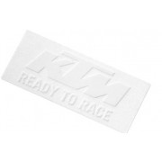 KTM Dekal Vit (8,4x3,4cm)