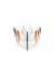 KTM Skärm Till Dynamic-FX Orange/Vit